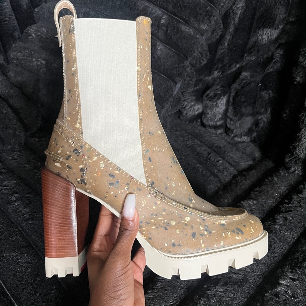Christian Louboutin Rubber Chelsea Boots